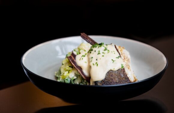 Ryba w sosie śmietanowo-porowym z piekarnika